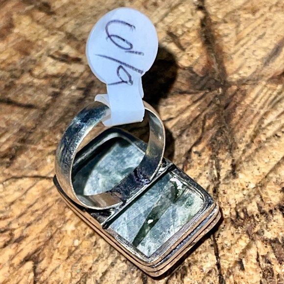 Seraphinite Ring Size 6 1/4 - Picture 5 of 7